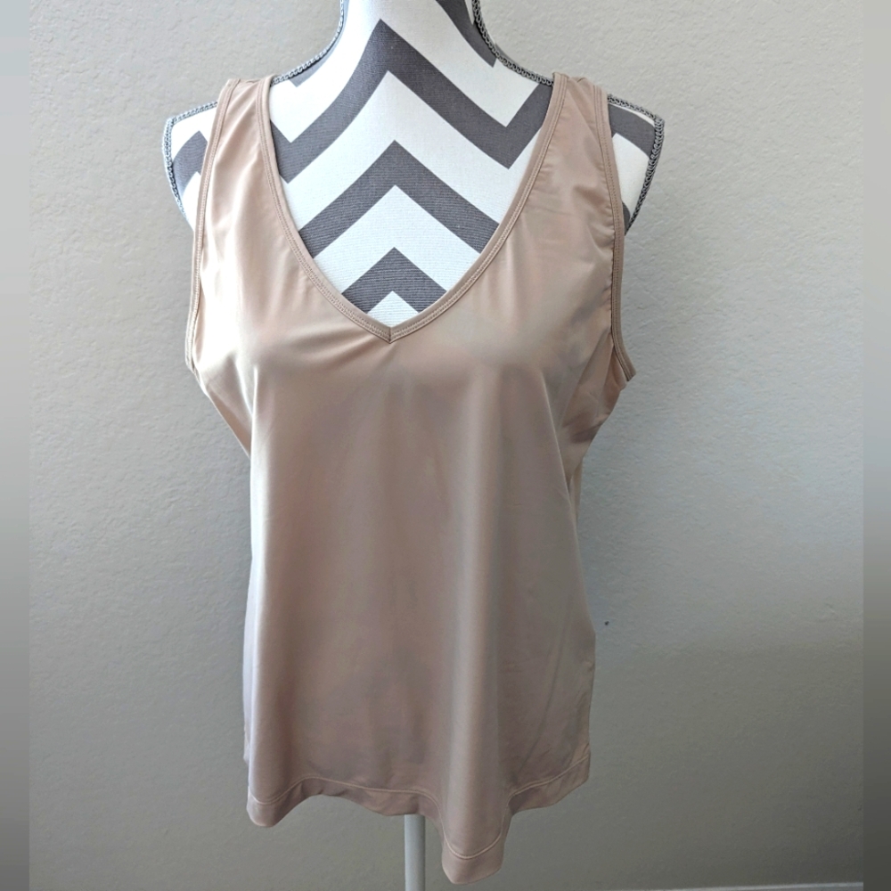 Soft Surroundings Nude Cami Reversible Cami Tank